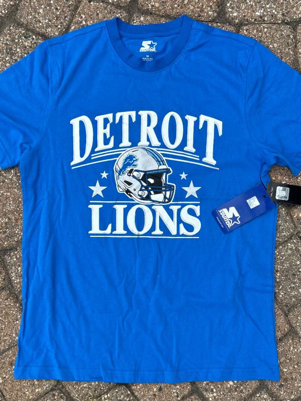 Detroit Lions NFL Football Starter T-Shirt New With Tags Sz M